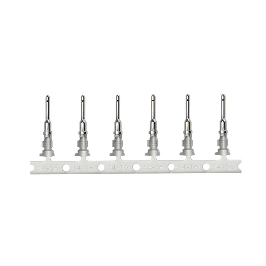 Pacer Deutsch Stamped  Formed Contacts f/14-18 AWG Wire  Pin Cavity Style - 100 Pack [T14DT-P-100]