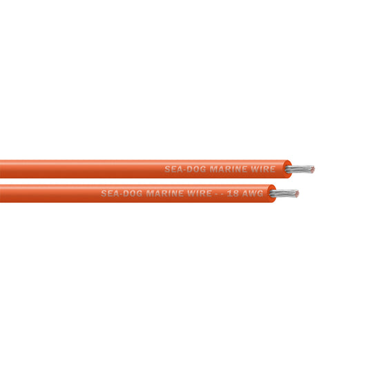 Sea-Dog 18 AWG Orange Primary Wire - 250' [8018084]