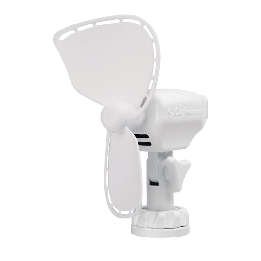 SEEKR by Caframo Ultimate 747 12V 2-Speed 7" Fan w/Lighter Plug - White [747DCWBX]