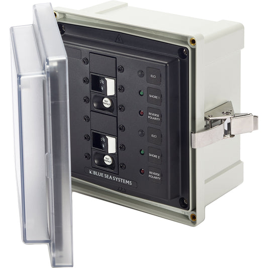 Blue Sea 3117 - SMS Panel Enclosure w/2 ELCI (30A) - 120V AC  [3117]