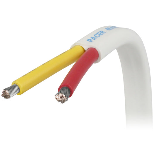 Pacer 12/2 AWG Safety Duplex Cable - Flat Cable - Red/Yellow - 100' [W12/2RYW-100]
