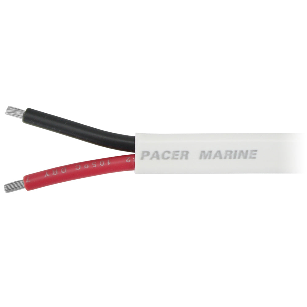 Pacer 8/2 AWG Duplex Cable - Flat Cable - Red/Black - Sold By The Foot [W8/2DC-FT]