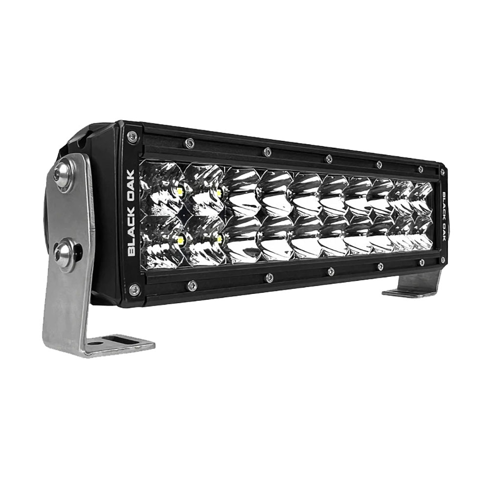 Black Oak Pro Series 3.0 Double Row 10" LED Light Bar - Combo Optics - Black Housing [10C-D5OS]