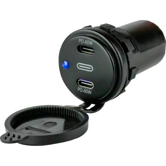 Sea-Dog Dual USB-C Power Socket  [426522-1]