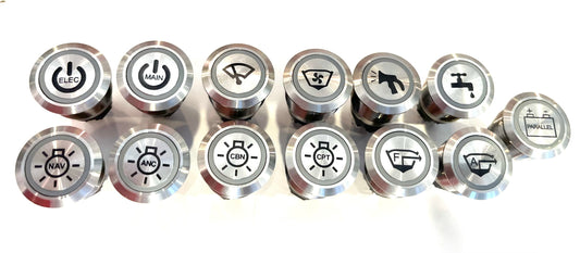 Custom Carling AV Pushbuttons
